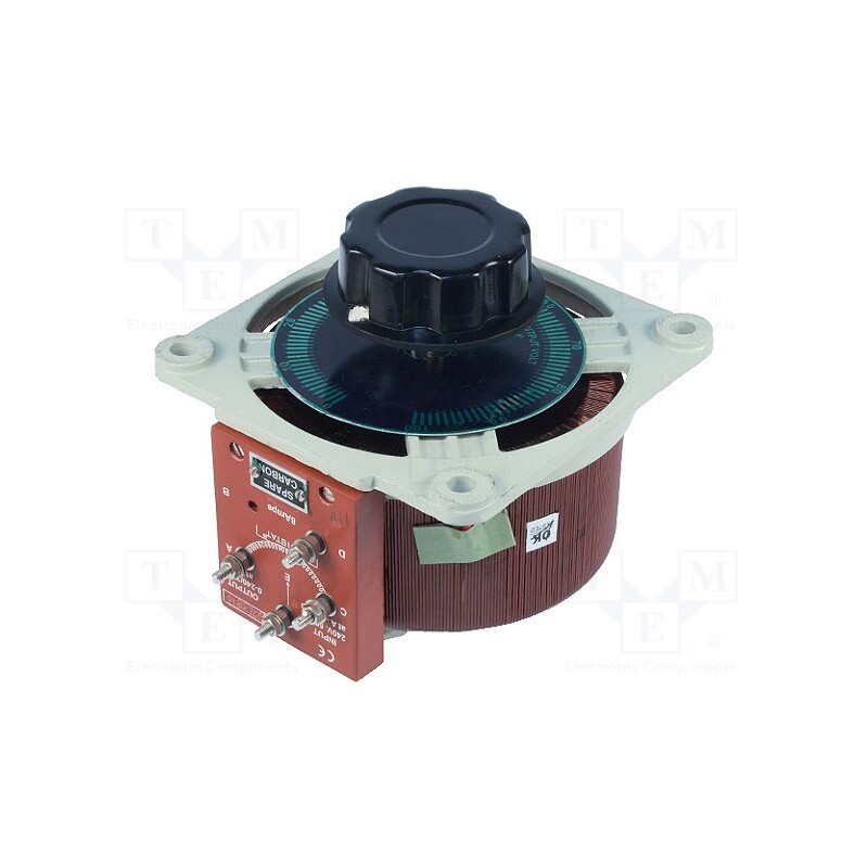 1 pcs x BREVE TUFVASSONS - OIEA8 - Variable autotransformer, 230VAC, Uout: 0÷260V, 6.5A, on panel