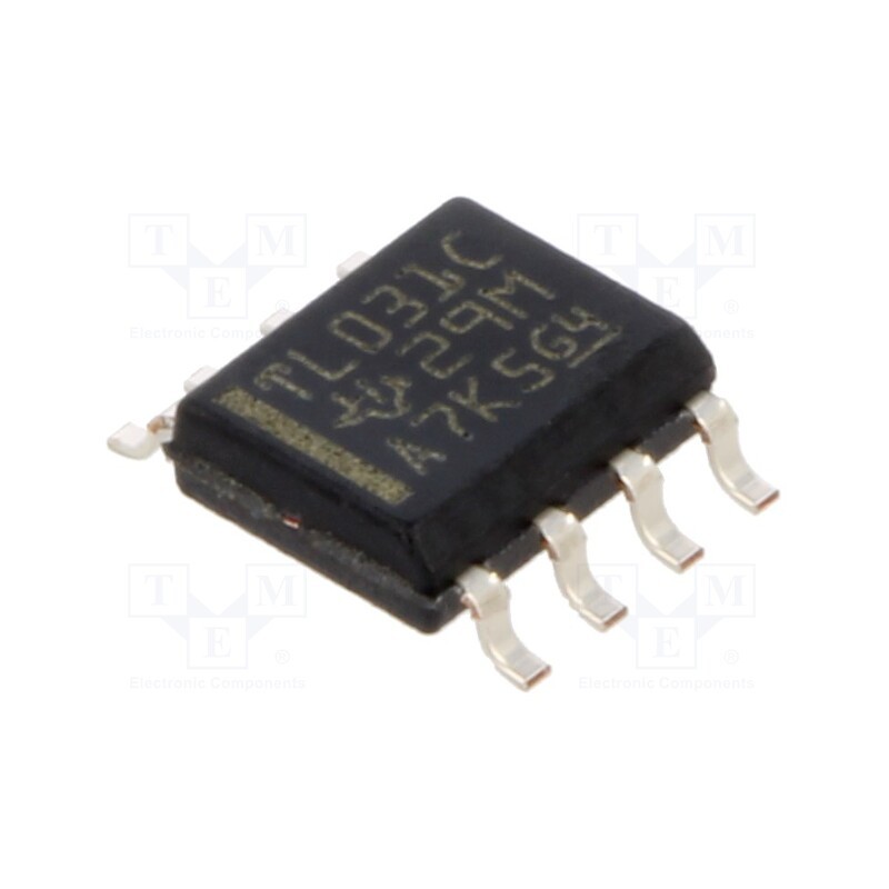 3 pcs x TEXAS INSTRUMENTS - TL031CDR - IC: operational amplifier, 1.1MHz, Ch: 1, SO8, ±5÷15VDC,10÷30VDC