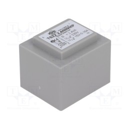 1 pcs x INDEL - TSZZ2.4/009MP - Transformer: encapsulated, 2.4VA, 230VAC, 15V, 160mA, PCB, IP00