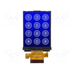 1 pcs x DISPLAYTECH - DT028BTFT - Display: TFT, 2.8', 240x320, Illumin: LED, Dim: 50x69.2x2.7mm
