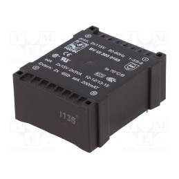 1 pcs x HAHN - BV UI 303 0163 - Transformer: encapsulated, 6VA, 115VACx2, 15V, 15V, 200mA, 200mA