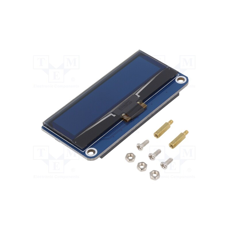 1 pcs x WAVESHARE - 17009 - Display: OLED, 2.23', 128x32, 65x30.8mm, white, PIN: 40, 3.3÷5VDC