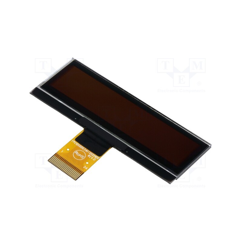 1 pcs x DISPLAY ELEKTRONIK - DEP 128032A-Y - Display: OLED, graphical, 2.2', 128x32, Dim: 62x24x2.35mm, yellow
