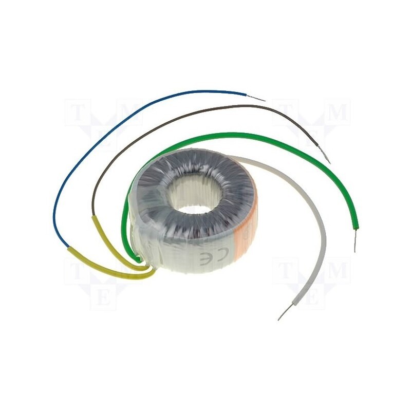 1 pcs x TALEMA - 58-0012-024-S - Transformer: toroidal, 12VA, 230VAC, 24V, 0.5A, Leads: cables