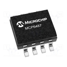 1 pcs x MICROCHIP TECHNOLOGY - MCP6487-E/SN - IC: operational amplifier, 10MHz, 1.8÷5.5V, Ch: 2, SO8