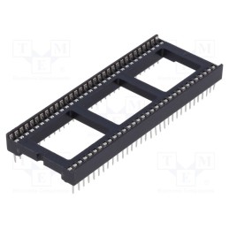 2 pcs x CONNFLY - DS1010-64T1DS - Socket: integrated circuits, DIP64, 19.05mm, THT, Pitch: 1.778mm