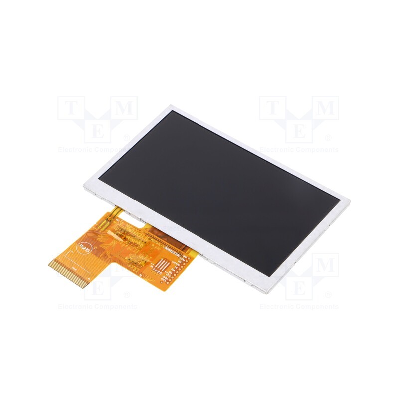 1 pcs x RAYSTAR OPTRONICS - RFE430W-AWW-DNN - Display: TFT, 4.3', 480x272, Illumin: LED, Dim: 105.5x67.2x2.95mm