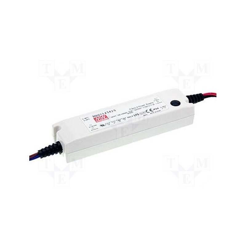 1 pcs x MEAN WELL - PLN-20-24 - Power supply: switched-mode, LED, 19.2W, 24VDC, 0.8A, 90÷277VAC
