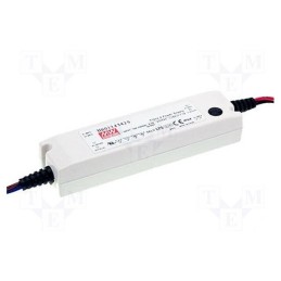 1 pcs x MEAN WELL - PLN-20-12 - Power supply: switched-mode, LED, 19.2W, 12VDC, 1.6A, 90÷277VAC
