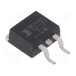1 pcs x DIOTEC SEMICONDUCTOR - SK1045D2-3G - Diode: Schottky rectifying, SMD, 45V, 10A, D2PAK,