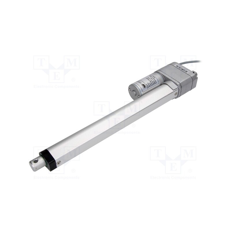 1 pcs x POLOLU - LACT10P-12V-20 LINEAR ACTUATOR - Motor: DC, 12VDC, 10A, 20: 1, Ioper: 500mA, 254mm, IP65