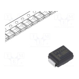 1 pcs x TAIWAN SEMICONDUCTOR - 1PGSMB5939 - Diode: Zener, 3W, 39V, 38mA, SMD, , SMB, single diode