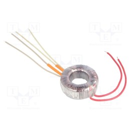 1 pcs x INDEL - TST 20/004 - Transformer: toroidal, 20VA, 230VAC, 12V, 12V, 0.83A, 0.83A, Ø: 70mm