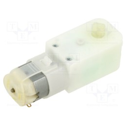 1 pcs x POLOLU - SOLARBOTICS GM9 143:1 GEAR MOTOR 90 DEG. - Motor: DC, with plastic gearbox, 6VDC, 700mA, 78rpm, max.536.7mNm