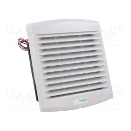 1 pcs x SCHNEIDER ELECTRIC - NSYCVF85M24DPF - Fan: DC, axial, 24VDC, 85m3/h, 49dBA, ball bearing, IP54, RAL 7035