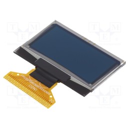 1 pcs x DISPLAY ELEKTRONIK - DEP 128064D-W - Display: OLED, graphical, 1.28', 128x64, Dim: 34.5x23x1.65mm, white