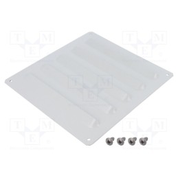 1 pcs x SCHNEIDER ELECTRIC - NSYCAG170X190LM - Guard, steel, Cutout: 170x190mm, IP23, Body dim: 220x220mm