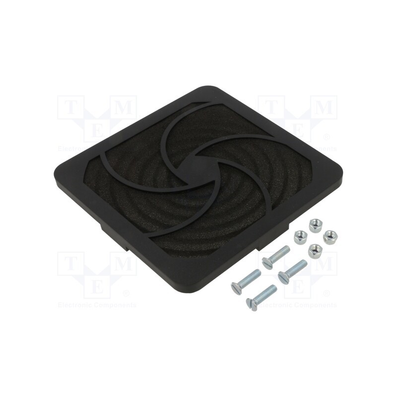 1 pcs x SCHNEIDER ELECTRIC - NSYCAG108LP - Guard, D: 11mm, IP20, Body dim: 124x124mm, black