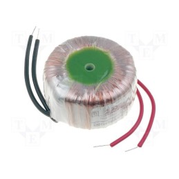 1 pcs x BREVE TUFVASSONS - TTS21/Z230/17-17V - Transformer: toroidal, 21VA, 230VAC, 17V, 17V, 0.61A, 0.61A, Ø: 60mm