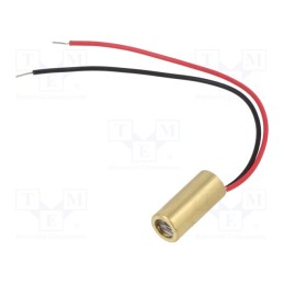 1 pcs x PICOTRONIC - 70109986 - Module: laser, 5mW, red, line, 650nm, 3÷12VDC, 20mA, 90°