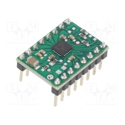 1 pcs x POLOLU - DRV8434S SPI STEPPER MOTOR DRIVER CARRIE - Stepper motor controller, DRV8434S, SPI, 1.2A, Uin mot: 4.5÷48V