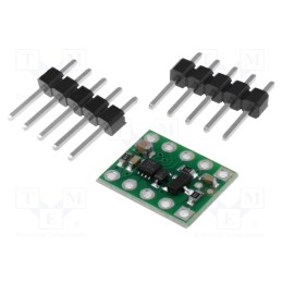 1 pcs x POLOLU - DRV8838 SINGLE DC MOTOR DRIVER CARRIER - DC-motor driver, DRV8838, 250kHz, PWM, 1.7A, Uin mot: 0÷11V, Ch: 1