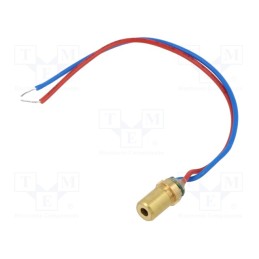 1 pcs x PICOTRONIC - 70116007 - Module: laser, 1mW, red, dot, 650nm, 2.7÷3.3VDC, 10÷30mA