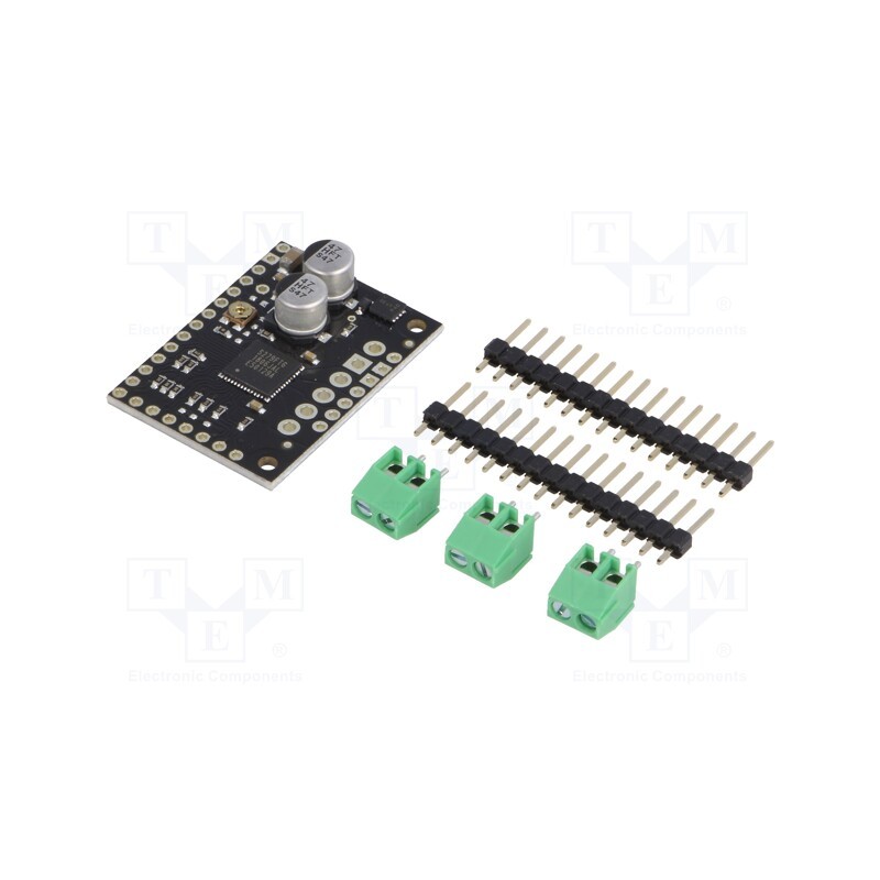1 pcs x POLOLU - TB67S279FTG STEPPER MOTOR DRIVER CARRIER - Stepper motor controller, TB67S279FTG, 1.7A, Uin mot: 10÷47V