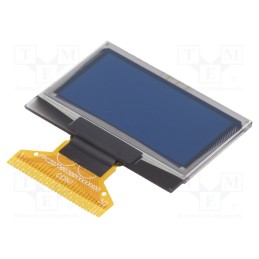 1 pcs x DISPLAY ELEKTRONIK - DEP 128064D-Y - Display: OLED, graphical, 1.28', 128x64, Dim: 34.5x23x1.65mm