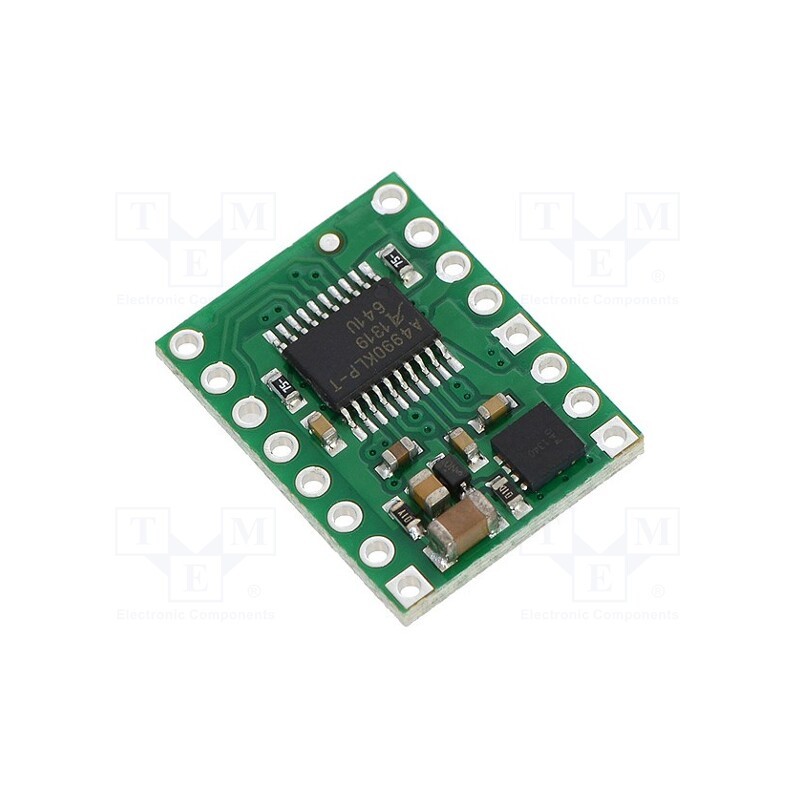 1 pcs x POLOLU - POLOLU-2137 - DC-motor driver, A4990, 26kHz, PWM, 0.7A, Uin mot: 6÷32V, Ch: 2