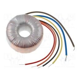 1 pcs x TALEMA - 55103-P1S2 - Transformer: toroidal, 15VA, 230VAC, 25V, 25V, 0.3A, 0.3A, Ø: 62mm