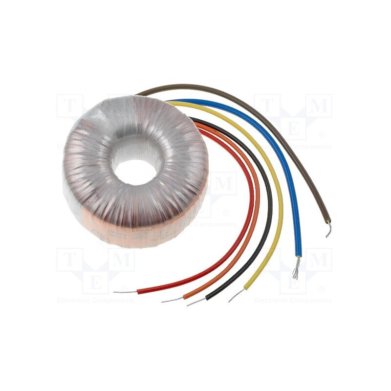 1 pcs x TALEMA - 55103-P1S2 - Transformer: toroidal, 15VA, 230VAC, 25V, 25V, 0.3A, 0.3A, Ø: 62mm