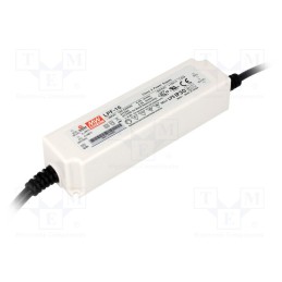 1 pcs x MEAN WELL - LPF-16-24 - Power supply: switched-mode, LED, 16.08W, 24VDC, 0.67A, 90÷305VAC