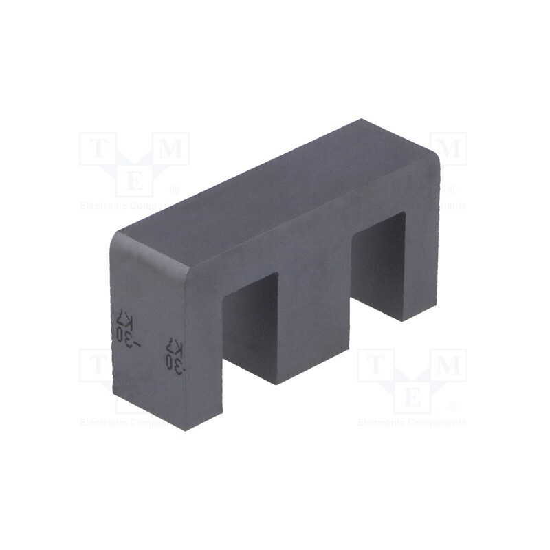 1 pcs x EPCOS - B66229G0000X130 - Core: ferrite, E, N30, 3800nH, 6140mm3, 83mm2, 1pcs.