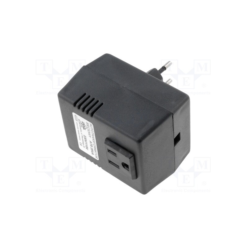 1 pcs x INDEL - ATS25-230V/115V-001 - Autotransformer, 230VAC, Power: 25VA, Usec.1: 115V, 210mA