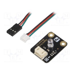 1 pcs x DFROBOT - DFR0021-R - Module: LED, Gravity, 3.3÷5VDC, Colour: red