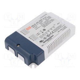 1 pcs x MEAN WELL - IDLC-45-350 - Power supply: switched-mode, LED, 33W, 57÷95VDC, 350mA, 90÷295VAC
