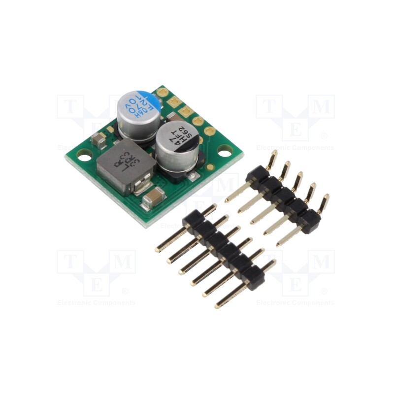 1 pcs x POLOLU - 5V, 3.4A STEP-DOWN VOLTAGE REGULATOR D30 - Converter: step down, Uout: 5V, Uin: 5÷45V, 3.4A, 80÷95%