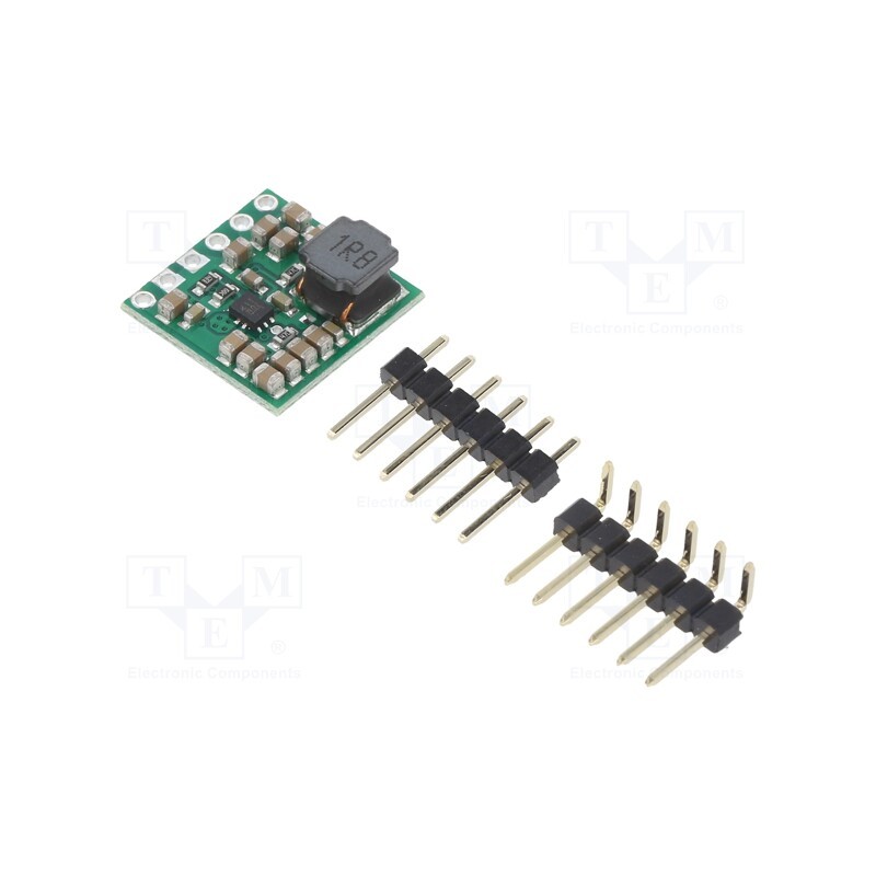 1 pcs x POLOLU - 9V STEP-UP VOLTAGE REGULATOR U3V40F9 - Converter: step up, Uout: 9V, Uin: 1.3÷9V, 90÷95%, 15.2x15.2mm, 3.5A