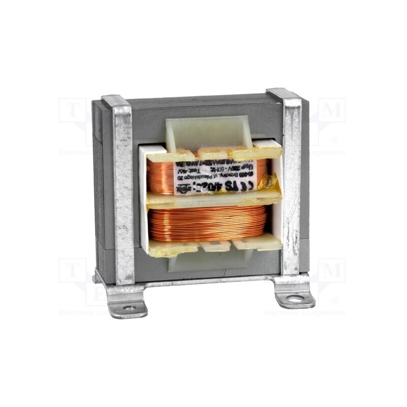 1 pcs x INDEL - TS 4/025 - Transformer: mains, 4VA, 230VAC, 7.5V, 7.5V, 260mA, 260mA, IP00