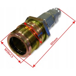 Quick connector reduction, transition from new to old type