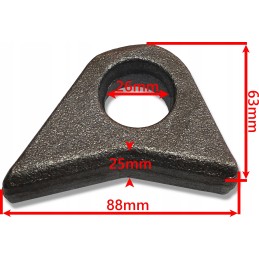 2x hook 2x eyelet of the Euroframe, aurochs loader bucket