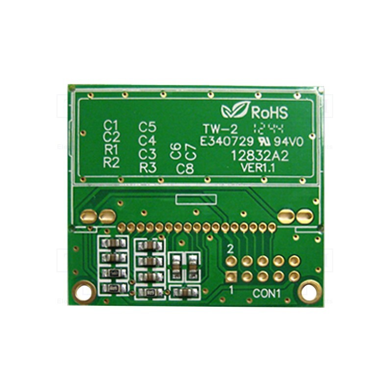 1 pcs x NEWHAVEN DISPLAY INTERNATIONAL - NHD-PCB12832A1ZREV2 - Extension module, PIN: 10, pin strips, 41.4x36.73mm