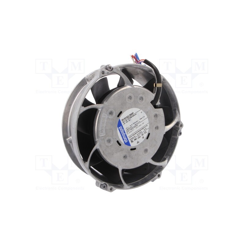 1 pcs x EBM-PAPST - DV6318/2TDH5P - Fan: DC, axial, 48VDC, Ø172x51mm, 1088m3/h, ball bearing, 6800rpm
