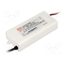 1 pcs x MEAN WELL - PLD-60-1050B - Power supply: switched-mode, LED, 59.85W, 34÷57VDC, 1050mA, IP30