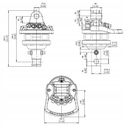 Hydraulic rotator gr30 3 8 3000kg baltrotors