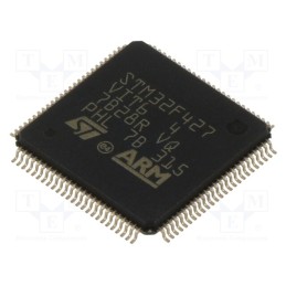 1 pcs x STMicroelectronics - STM32F427VIT6 - IC: ARM microcontroller, 180MHz, LQFP100, 1.8÷3.6VDC