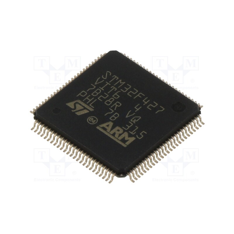 1 pcs x STMicroelectronics - STM32F427VIT6 - IC: ARM microcontroller, 180MHz, LQFP100, 1.8÷3.6VDC
