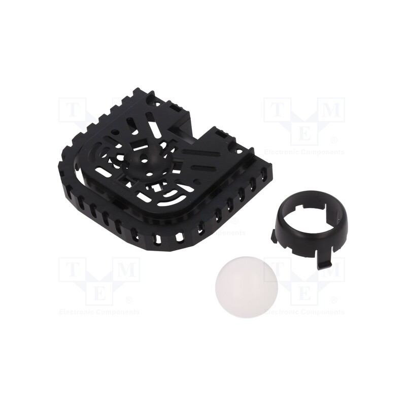1 set x POLOLU - STABILITY CONVERSION KIT FOR BALBOA - Ball casters, Kit: ball,housing, white, push-in, Tip mat: plastic