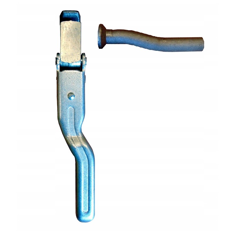 Side lock, bottom opening, right pin